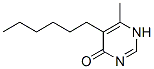 5-hexyl-6-methyl-1H-pyrimidin-4-one 结构式