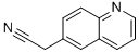 2-(quinolin-6-yl)acetonitrile 结构式