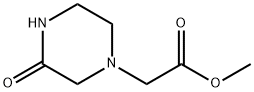 2-(3-氧代哌嗪-1-基)乙酸甲酯 结构式