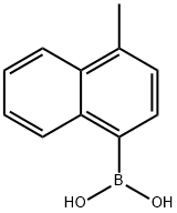 4-甲基-1-萘硼酸 结构式