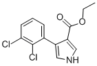 4-(2,3-DICHLOROPHENYL)-1H-PYRROLE-3-CARBOXYLIC ACIDETHYL ESTER 结构式