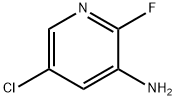 3-氨基-5-氯-2-氟吡啶 结构式