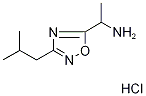 [1-(3-异丁基-1,2,4-恶二唑-5-基)乙基]胺盐酸盐 结构式