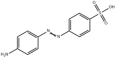 对氨基偶氮苯基-4-磺酸 结构式