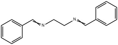 N,N'-双(苯基亚甲基)-1,2-乙二胺 结构式