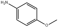 4-甲氧基苯胺 结构式