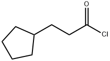 3-环戊基丙酰氯 结构式