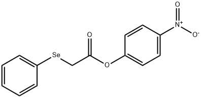 p-Nitrophenyl(phenylselenyl)acetate 结构式