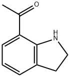 1-(吲哚啉-7-基)乙酮 结构式