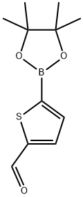 5-醛基-2-噻吩硼酸频哪醇酯 结构式