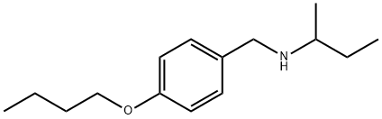 N-(4-BUTOXYBENZYL)-2-BUTANAMINE 结构式