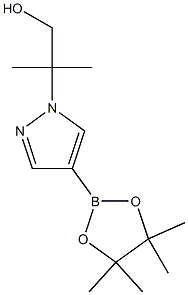 1H-Pyrazole-1-ethanol, β,β-diMethyl-4-(4,4,5,5-tetraMethyl-1,3,2-dioxaborolan-2-yl- 结构式