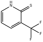3-(三氟甲基)吡啶-2-硫醇 结构式