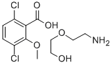 3,6-二氯茴香酸 结构式