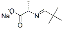 (S)-2-[2,2-DIMETHYL-PROP-(E)-YLIDENEAMINO]-PROPIONATE SODIUM 结构式