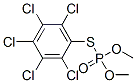 Thiophosphoric acid O,O-dimethyl S-(pentachlorophenyl) ester 结构式