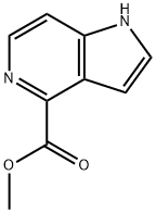 5-氮杂吲哚-4-甲酸甲酯 结构式