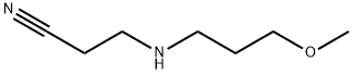 3-[(3-METHOXYPROPYL)AMINO]PROPANENITRILE 结构式