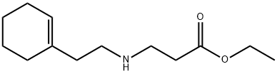 Ethyl 3-{[2-(1-cyclohexen-1-yl)ethyl]-amino}propanoate 结构式