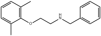 N-Benzyl-2-(2,6-dimethylphenoxy)-1-ethanamine 结构式