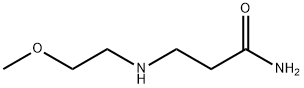 3-[(2-METHOXYETHYL)AMINO]PROPANAMIDE 结构式