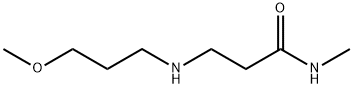 3-[(3-METHOXYPROPYL)AMINO]-N-METHYLPROPANAMIDE 结构式