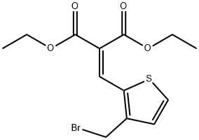 Diethyl2-((3-(bromomethyl)thiophen-2-yl)methylene)malonate