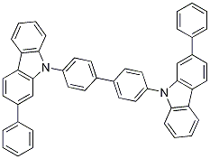 4,4'-双(2-苯基-9H-咔唑-9-基)-1,1'-联苯 结构式