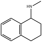 N-甲基-1,2,3,4-四氢萘-1-胺 结构式