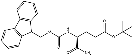 FMOC-GLU(OBUT)-NH2 结构式