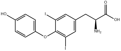 3,5-二碘-L-甲状腺素 结构式