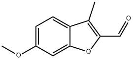 2-BENZOFURANCARBOXALDEHYDE, 6-METHOXY-3-METHYL- 结构式