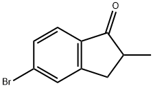 5-溴-2-甲基-1-茚酮 结构式
