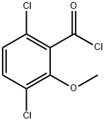 3,6-二氯-2-甲氧基苯甲酸氯 结构式