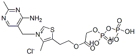 2-acetylthiamine pyrophosphate 结构式
