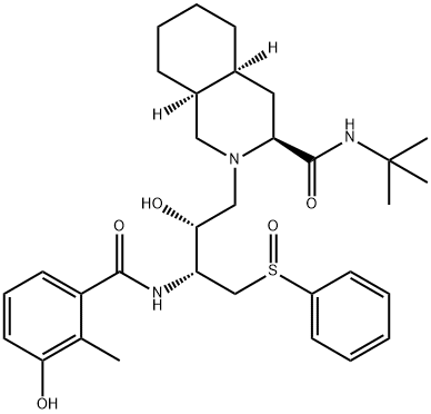 奈非那韦基亚砜杂质(杂质B) 结构式