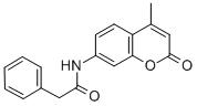 4-METHYL-7-(PHENYLACETAMIDO)COUMARIN 结构式