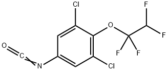 3,5-二氯-4-(1,1,2,2-四氟乙氧基)苯基异氰酸酯 结构式