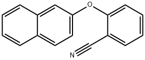 2-(2-萘氧基)苯腈 结构式