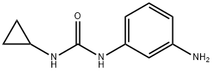 N-(3-氨基苯基)-N'-环丙基脲 结构式