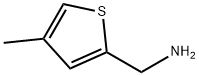 (4-甲基-2-噻吩基)甲胺 结构式