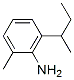 Benzenamine,  2-methyl-6-(1-methylpropyl)- 结构式