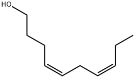 顺-4,顺-7-癸二烯-1-醇 结构式