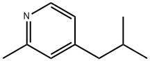 Pyridine, 2-methyl-4-(2-methylpropyl)- (9CI) 结构式