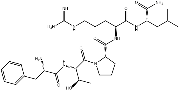 白细胞焦激肽(4-8) 结构式