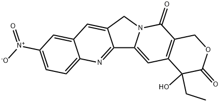 9-硝基喜树碱 结构式