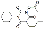 5-Butyl-1-(4-hydroxycyclohexyl)barbituric acid acetate 结构式