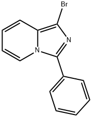 1-溴-3-苯基咪唑并[1,5-A]吡啶 结构式