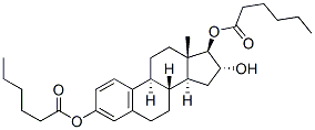雌三醇 3,17-二已酸酯 结构式