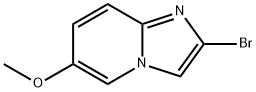IMidazo[1,2-a]pyridine, 2-broMo-6-Methoxy- 结构式
